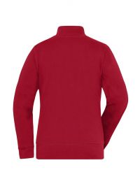 Arbeits Sweatjacke Damen Rot